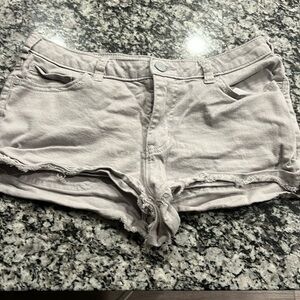 Light gray shorts by Lauren Conrad